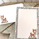 Cute Little Vintage Themed Letter Set - So Deer