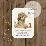 Sweet Little Keepsakes - A7 Size Prints/Cards - I Think About You