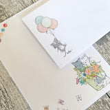 Cute Little Letter Set - Joyful Kittens