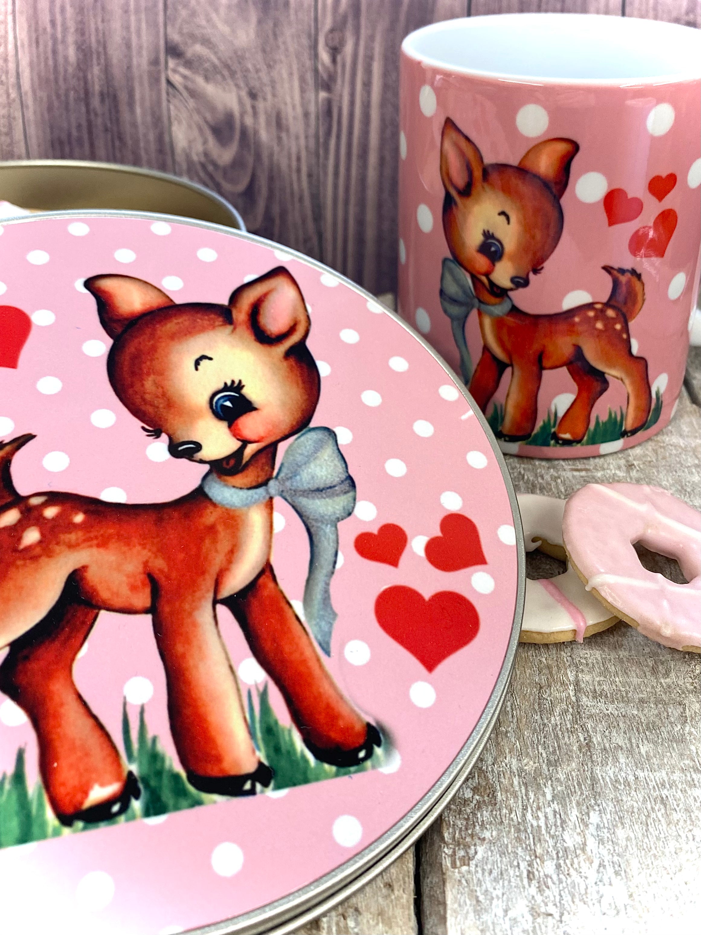 Super Cute Valentine Deer Ceramic Mug