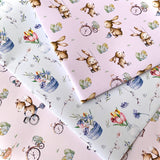 Three Sheets Of Printed Gift Wrap - Springtime Joy