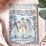 Little Women Vintage Book Cover A5 Wooden Board
